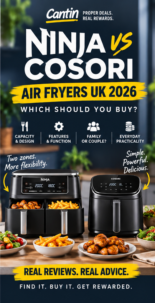 Ninja vs Cosori Air Fryers UK 2026: Which Should You Buy?